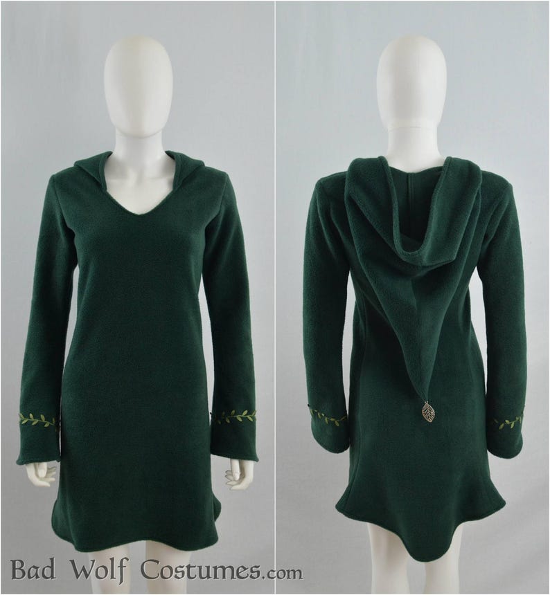 classy Elven Fleeece Pullover cozy woodland elegant Fantasy elf style 6 warm Color Options!