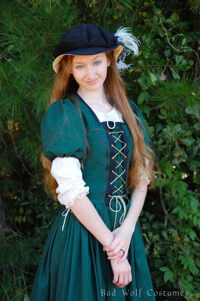 Renaissance Hat customizable medieval, fantasy, costume, cosplay, LARP color options image 2