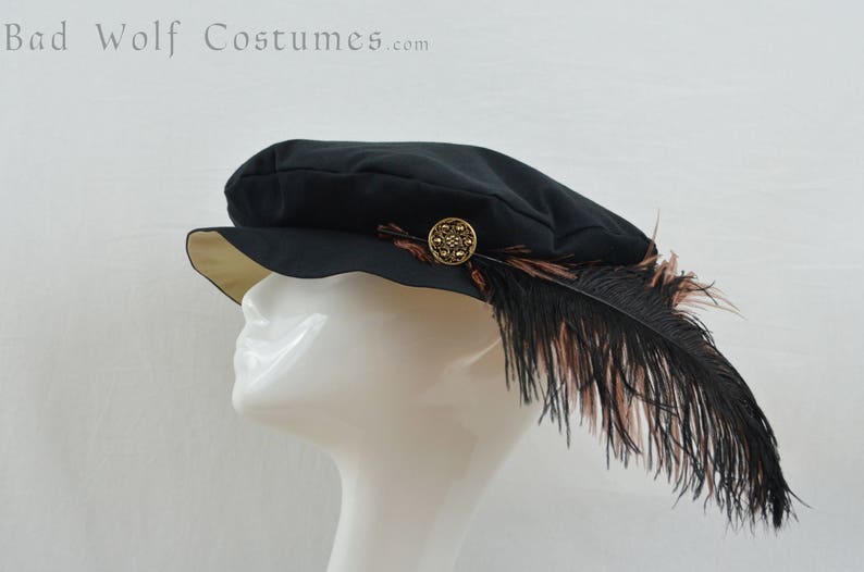 Renaissance Hat customizable medieval, fantasy, costume, cosplay, LARP color options image 9