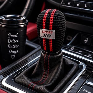 Sports Racing Car Gear Shift Cover Crochet Pattern, Custom Fit PDF