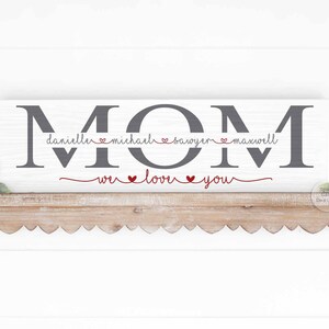 Personalized Nana Sign ADD KIDS NAMES Mothers Day Gift | Etsy