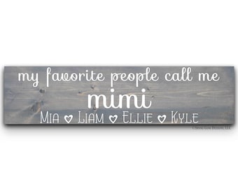 Mimi Birthday Gift | Mother's Day Gift for Mimi | Established Nana | Grandma Gift From Kids | 1st Mothers Day | First Mother's Day |Nana Mom