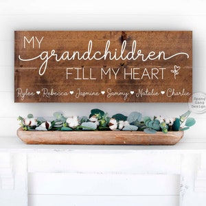 Grandchildren Gift | Gift from Grandkids | Grandma Gift | Nana Christmas | Grandparents | Fathers Day | Mother&#39;s Day | Mimi Papa | Grammy