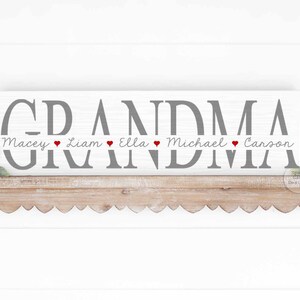 Mother&#39;s Day Gift for Mom | GRANDMA Gift From Kids | Mother&#39;s Day Gift for GRANDMA | Rustic Wood Mimi Sign | Family Wall Sign | Family Sign