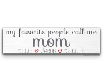 Mother's Day Gift for Mom | Wood Mimi Sign | Nana Birthday Gift From Kids | 1st Mother's Day | Step Mom | Bonus Mom | Gift from daughter son