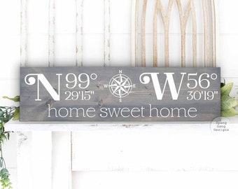 Plaque Home Sweet Home | Personnalisée Home Sweet Home | Panneau de ferme avec noms | Décoration de ferme | Enseigne en bois personnalisée | Enseigne style ferme