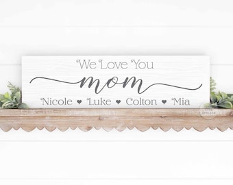 Gift for Mom for Mother's Day | Personalized Mom Grandmother Gift | Mom Keepsake Gift | Mother's Day Mom Gift | Custom Mommy or Mimi Gift