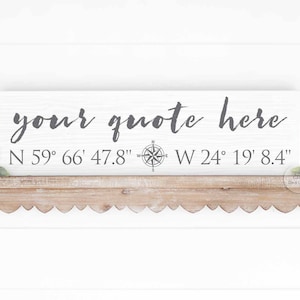 home sweet home longitude latitude sign GPS sign coordinates sign custom coordinates wedding shower gift GPS coordinates sign image 3