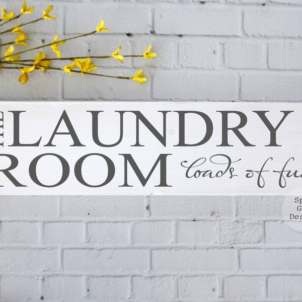 Laundry Room Sign | Farmhouse Laundry Sign | laundry room wall art | laundry sign | laundry decor | laundry wall sign | home decor laundry