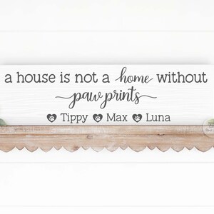 Mother's Day Gift for Dog Mom | Dog Adoption Gift | Birthday Gift Pet Lover | Personalize with YOUR pet's names | Choose COLOR + SIZE | Cat