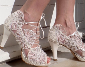 boho wedding heels