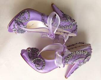 lilac wedding shoes uk