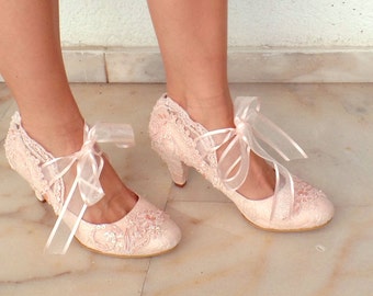 تعذيب blush low heel shoes 