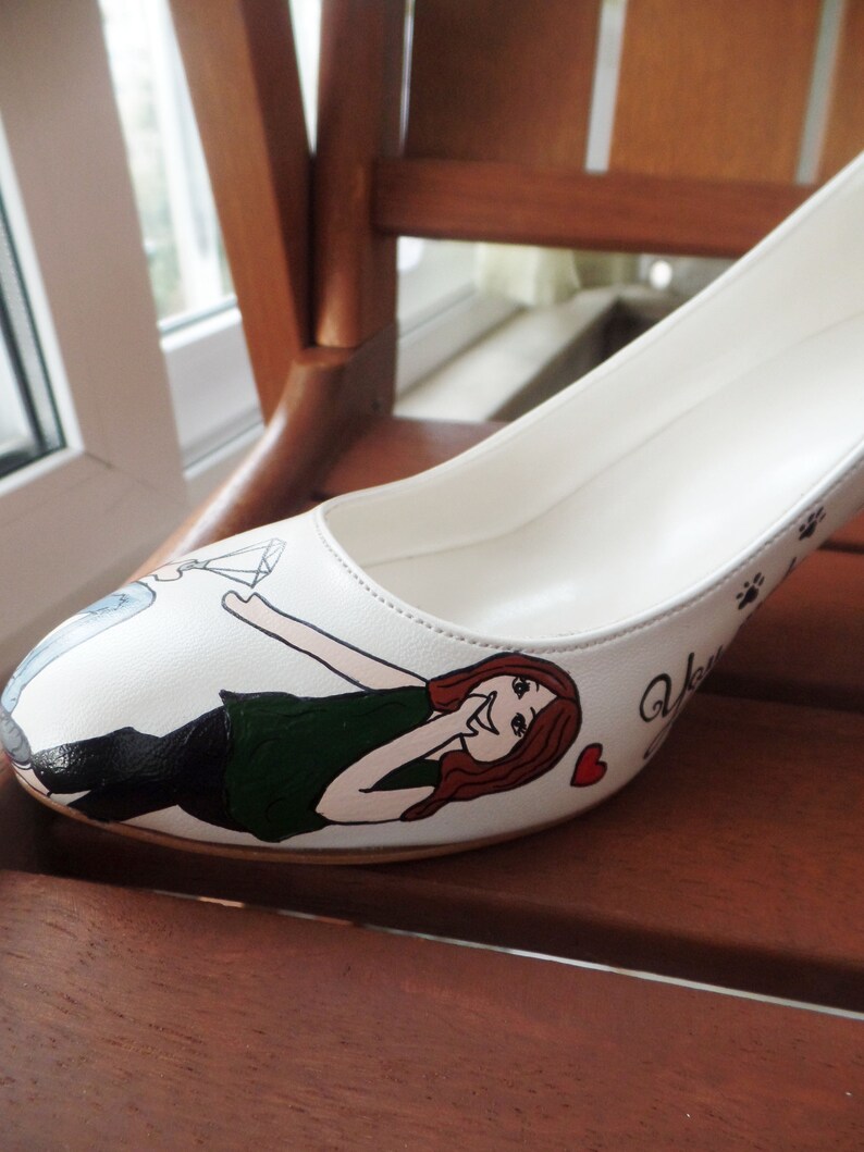 Custom Wedding Shoes for Dog Mom | Etsy