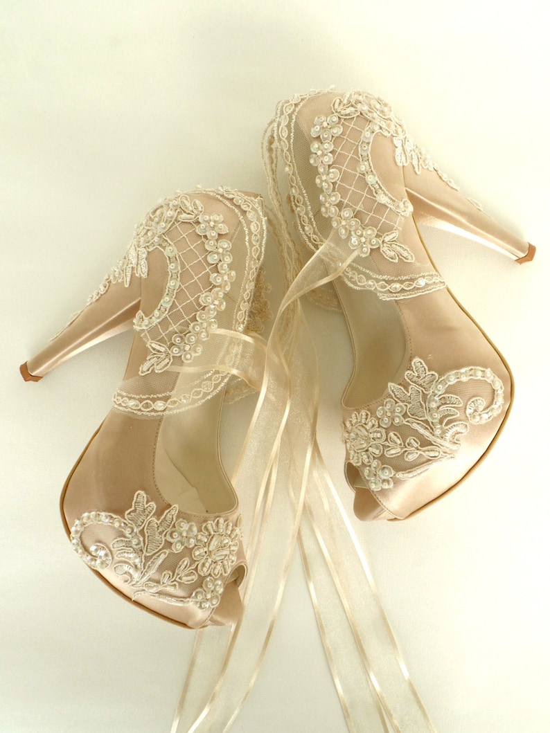 quality design 11cd3 d6d7b brautschuhe vintage spitze quality design 11cd3 d6d7b brautschuhe vintage spitze