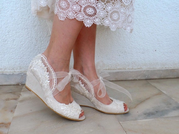 boho wedding wedges