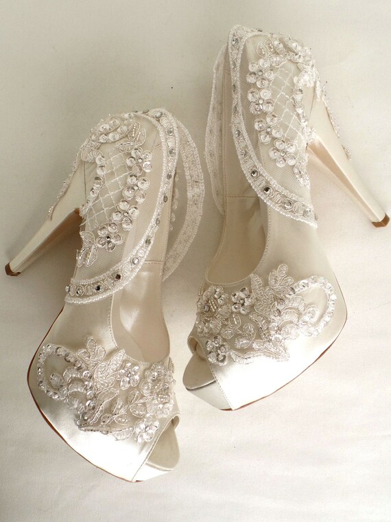 cheap ivory wedding shoes