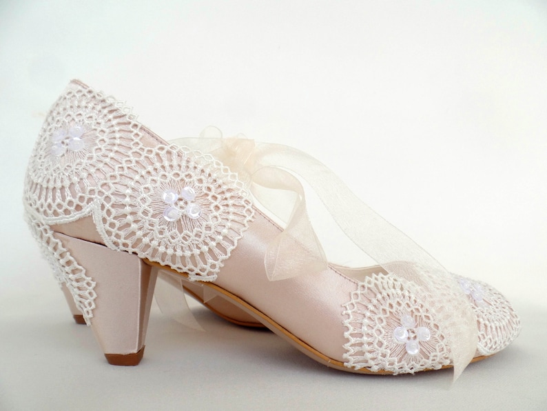 champagne wedding shoes low heel