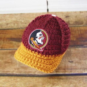 Baby boy knit hat , Baby boy clothes, FSU Florida State University Seminoles newborn hat, Baby boy clothes, baby boy coming home outfit