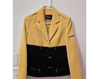Vintage RuAng Corduroy Blazer Womens Jacket size Unknown 90s style retro