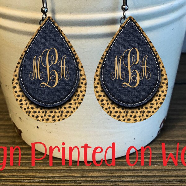 Jordie Cheetah Earring main image 0
