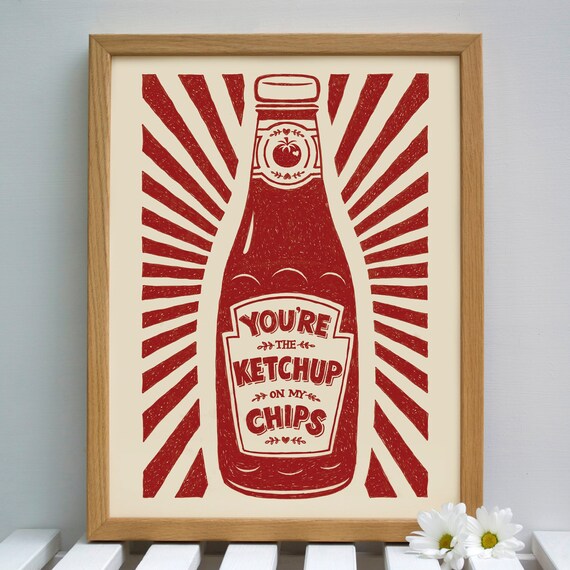 Personalised Funny Ketchup Soon Bon Voyage Travel Card