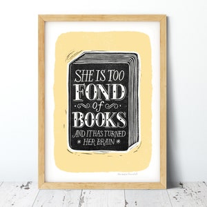 Fond of Books Print image 1