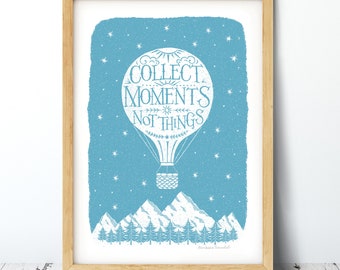 Collect Moments Balloon Print