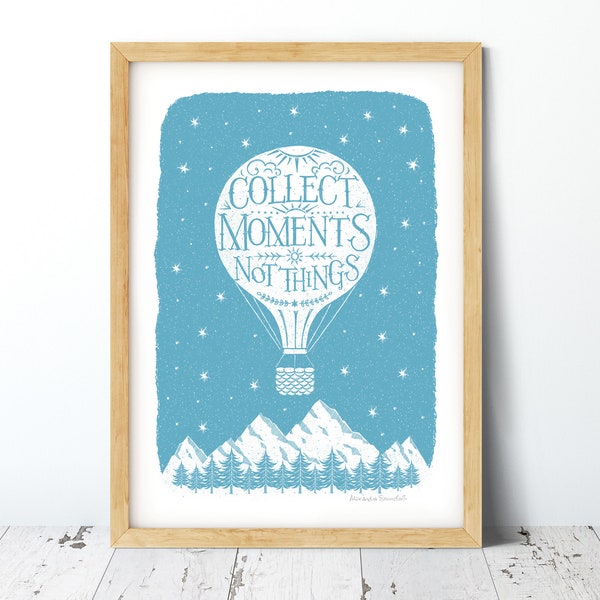 Collect Moments Balloon Print