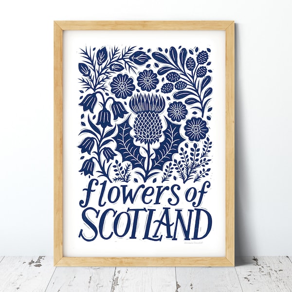 Imprimé fleurs d'Écosse