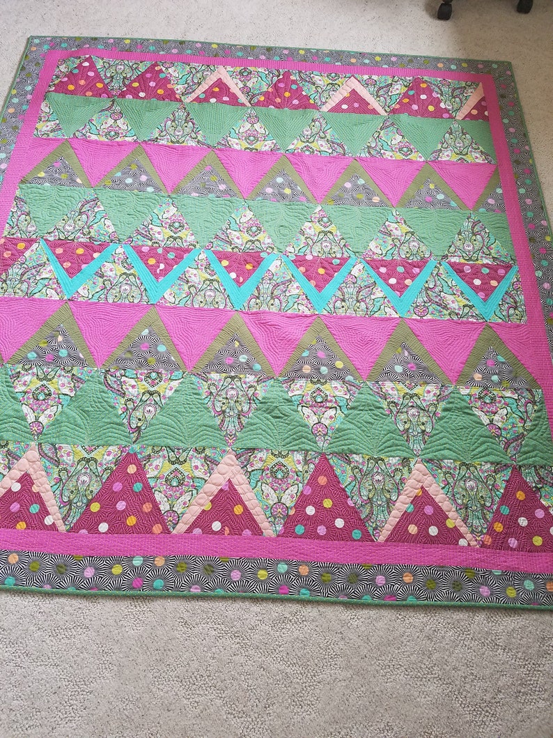 Mountain Top Quilt Pattern Digital Download Original Etsy