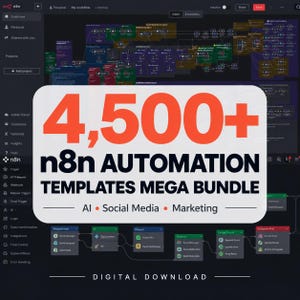 4500+ n8n Automation Workflow Templates | AI & No-Code Onegrow Workflows | Business, Marketing, Social Media Automation