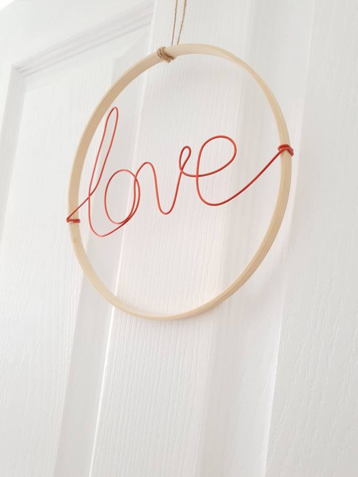 Wire wall art Wire words Wall decor Wall hanging Wire Etsy