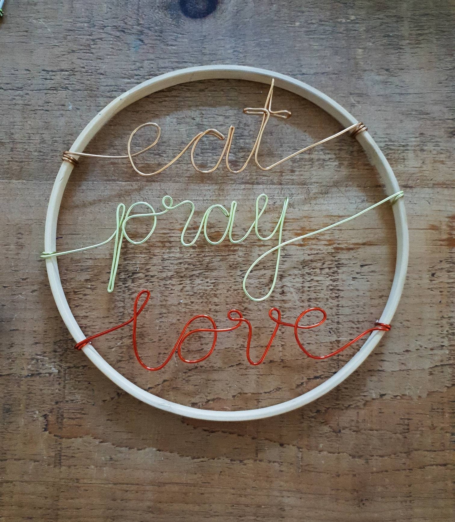 Wire wall art Wire words Wall decor Wall hanging Wire Etsy