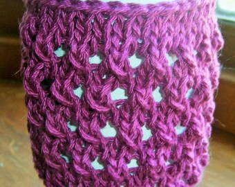 coffee cozy pattern