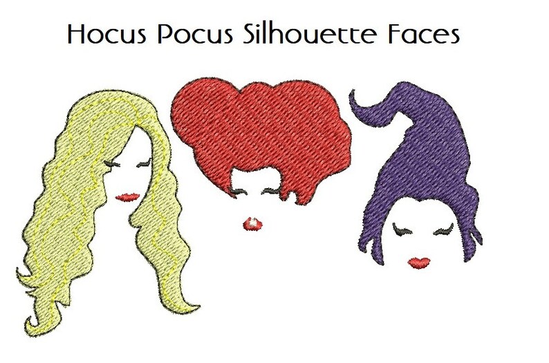 Hocus Pocus Sanderson Sisters Halloween Machine Embroidery Etsy