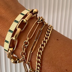 Green and gold  cz diamond bracelets -  cuff pave bangle • blogger bracelet• birthday bracelet • stud bangle green emerald - cz  14k 925
