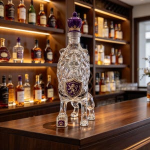 Lion Liquor Bottle - Etsy