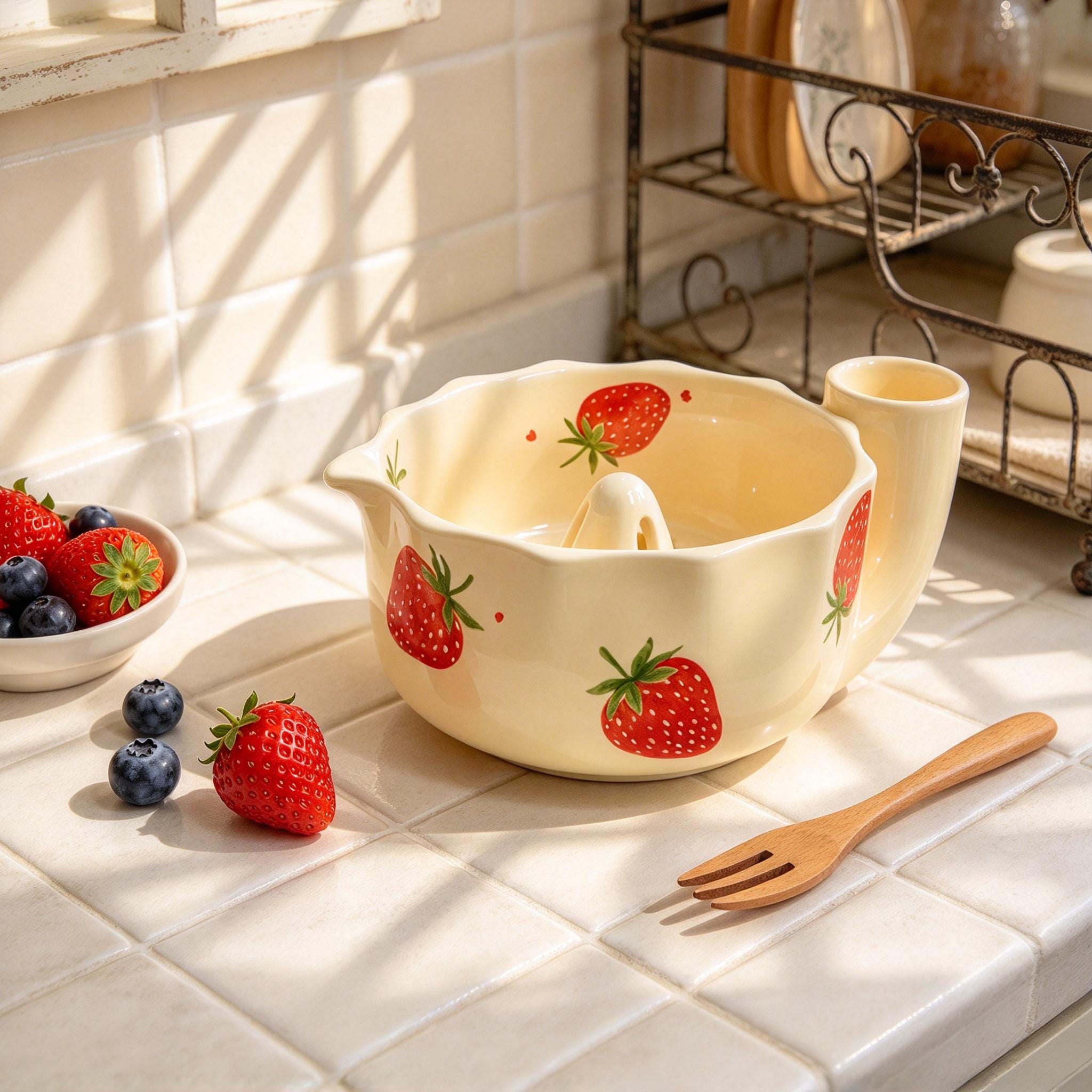 PILLIVUYT製　フルーツコランダー Vintage strawberry colander - Etsy 日本
