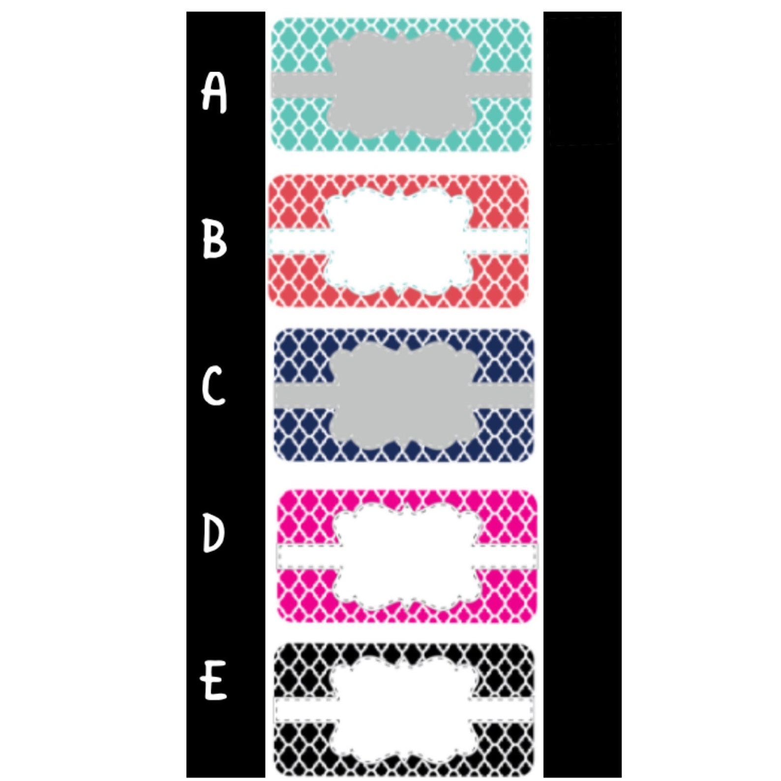 Personalized License Plate Name License Plate Name Vinyl Etsy