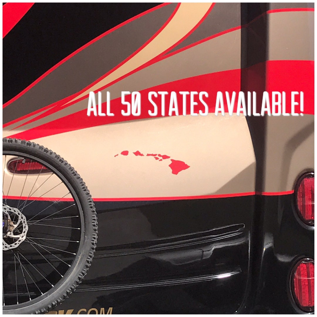 Window Sticker State Vehicle Decal - Your State Decal for Car - 50 States Available - Vinyl ...