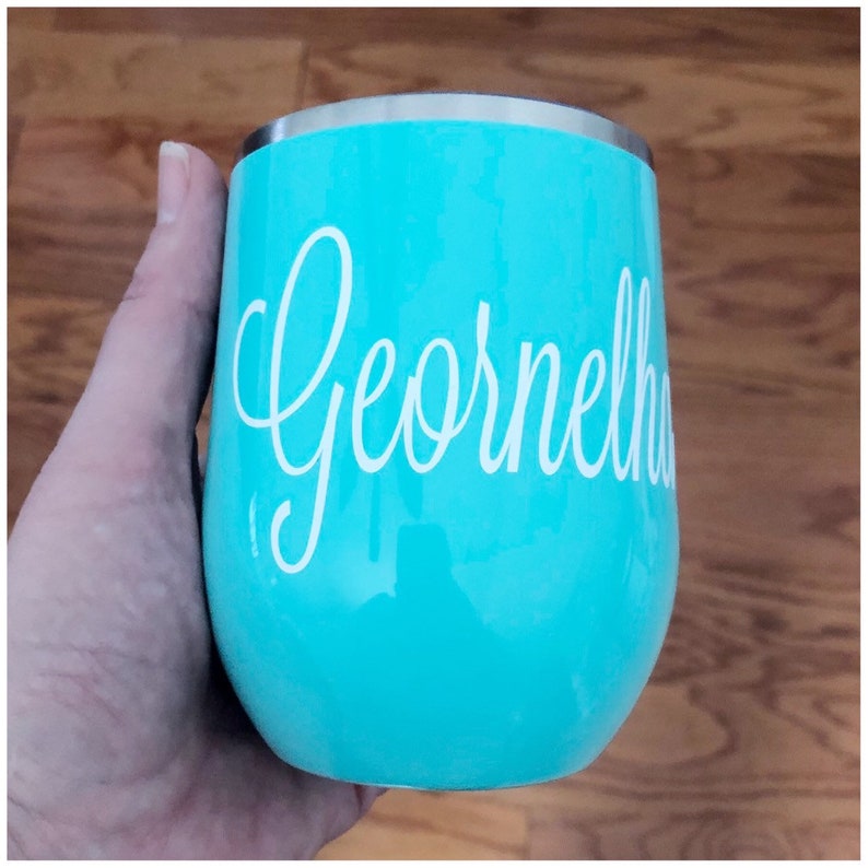 Mint Tumbler Name Cup Personalized Cup 12 Oz Coffee Cup Etsy