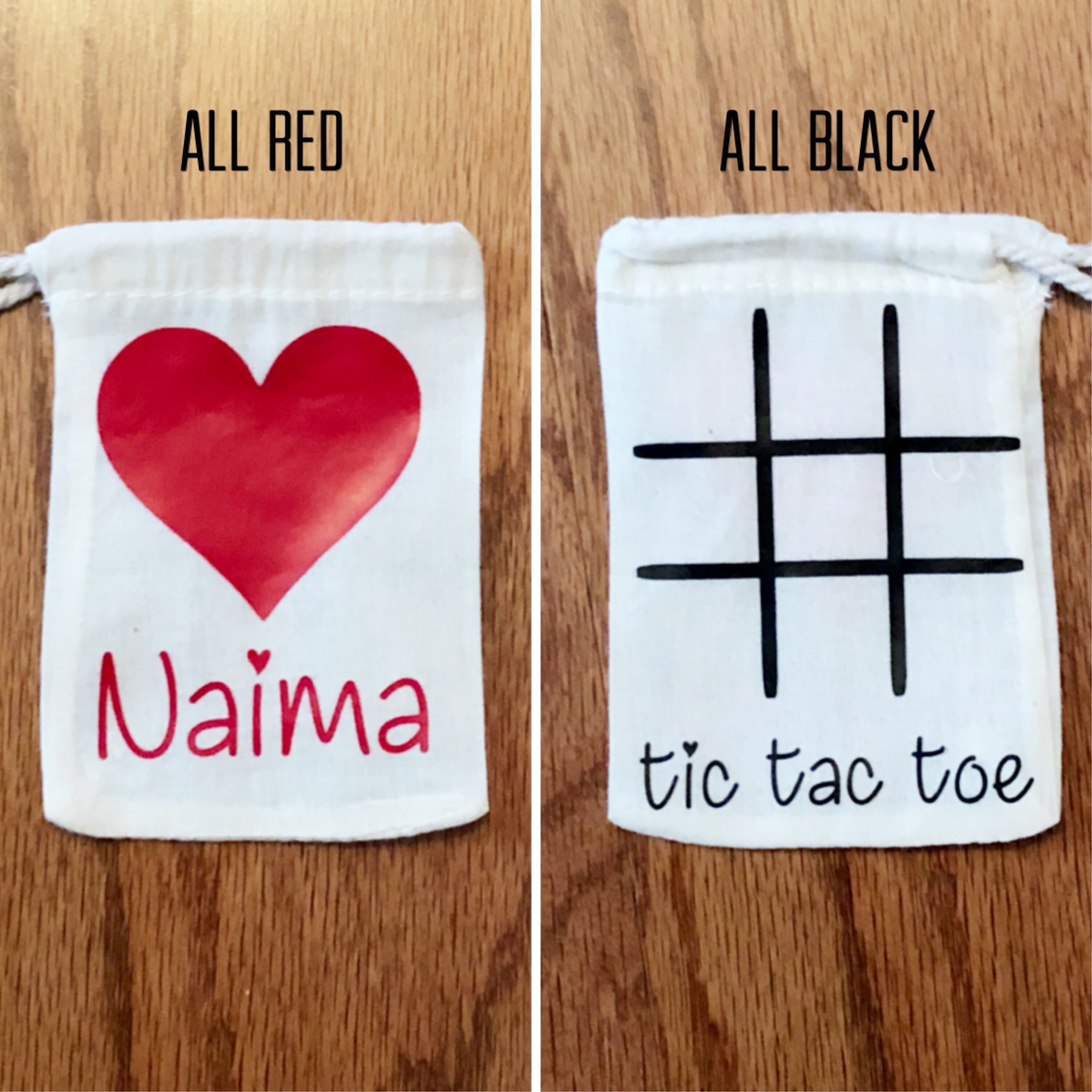 Personalized Tic Tac Toe Game - Kids Valentine's Day Exchange Gift ...