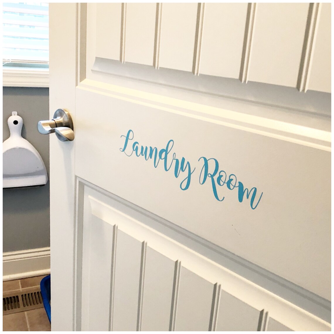 Laundry Room Door Decal Vinyl Door Sticker Vinyl Laundry Etsy