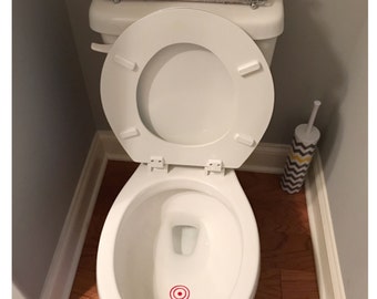 Toilet Target Decal - Toilet Target Sticker for Little Boys - Aim Decal - Target Aim Sticker - Potty Training Sticker - Potty Training Decal