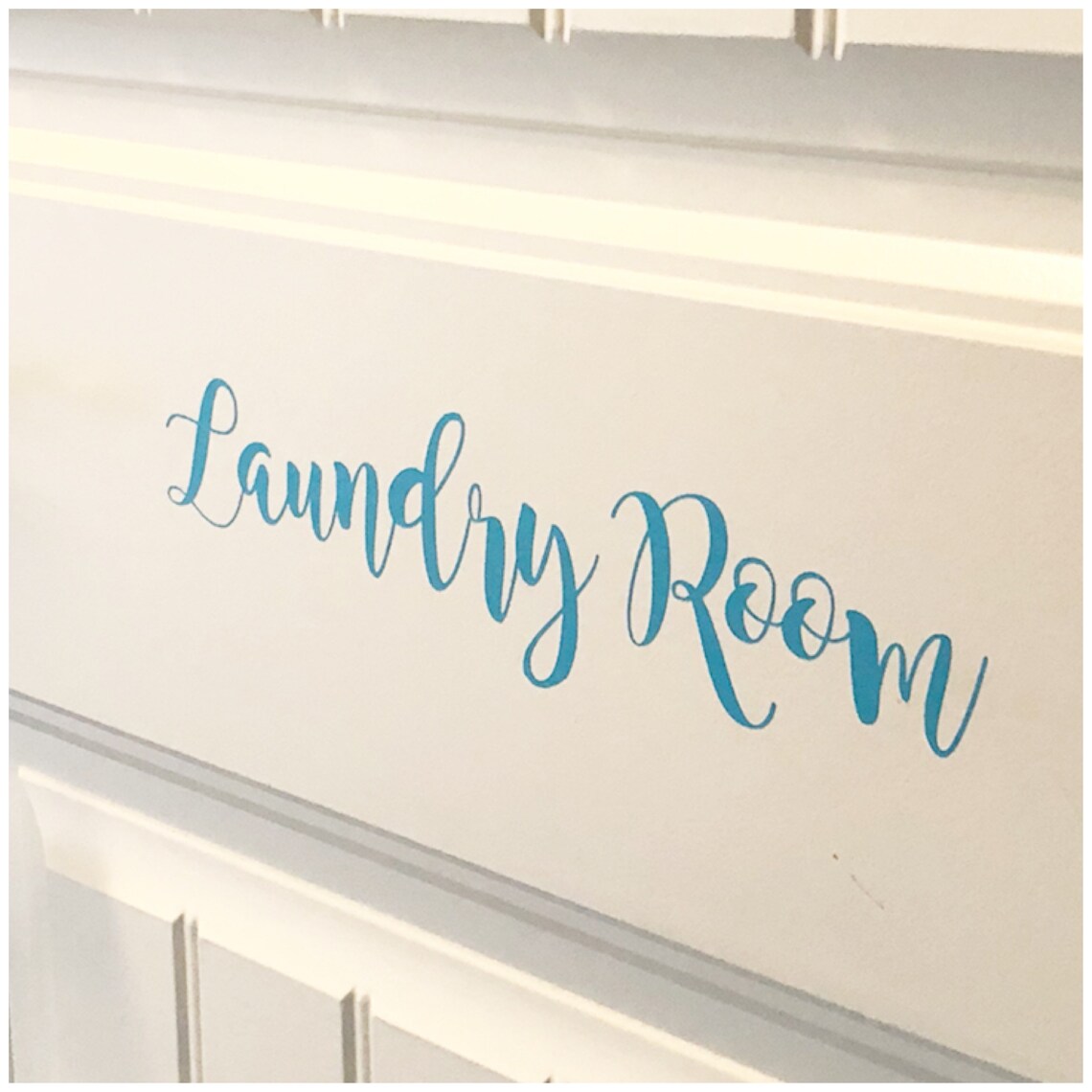 Laundry Room Door Decal Vinyl Door Sticker Vinyl Laundry Etsy