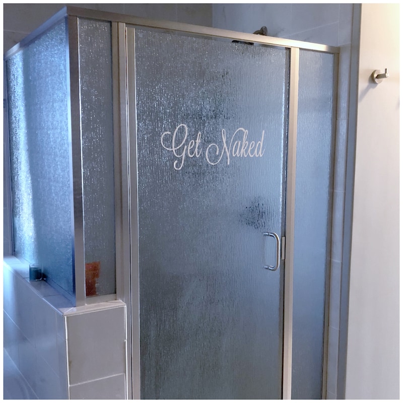 Shower Door Decal - Etsy