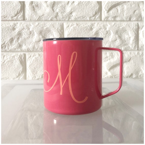 Hot Pink Mug Personalized Drinkware Stainless Steel 