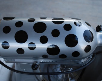 Polka Dots for Kitchen Mixer - Removable Vinyl Decal - Mixer Decal - KitchenAid Decal - Kitchen Aid Mixer Dots Decal - Decal for Kitchen