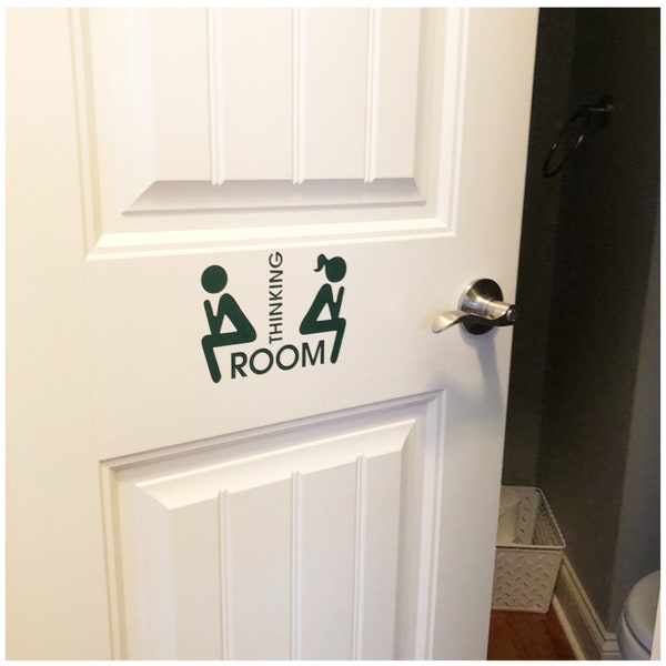 Funny Bathroom Door Signs - Etsy